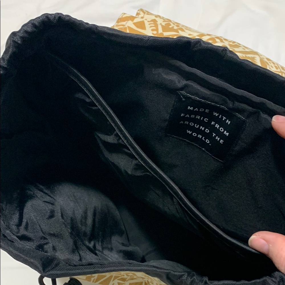 Yellow Serengetee Patterned Backpack - image 3